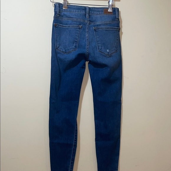 Womens Judy Blue Relaxed Fit Distressed Jeans - Picture 5 of 6